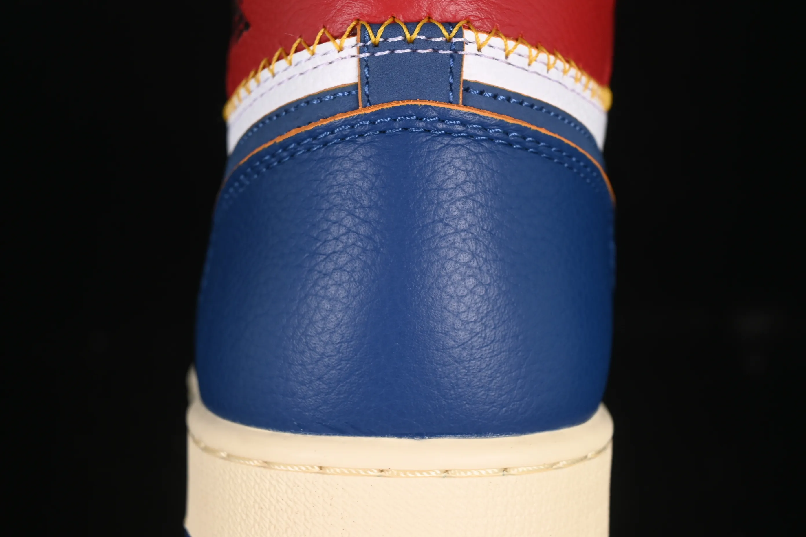 All categories Air Jordan Jordan series basketball shoes Air Jordan 1 High foreign trade version Air Jordan 1 x Union AJ1 Joe 1 limited joint four-color deconstruction splicing basketball shoes BV1300-146